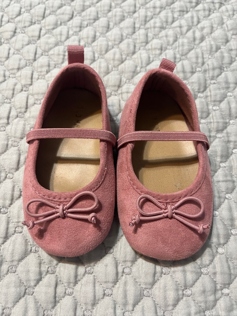 Old Navy Rose Pink Mary Jane Baby Ballet Flats